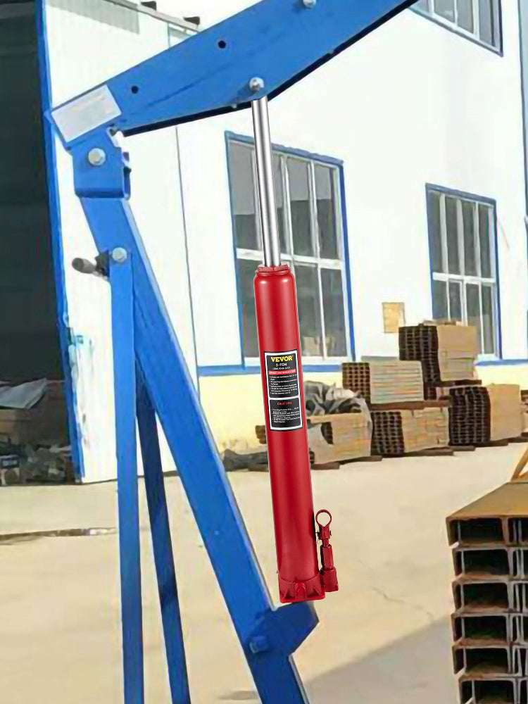 Hydraulic Long Ram Jack 3–12 Ton Engine Hoist Lift Replacement-8 Ton / United States