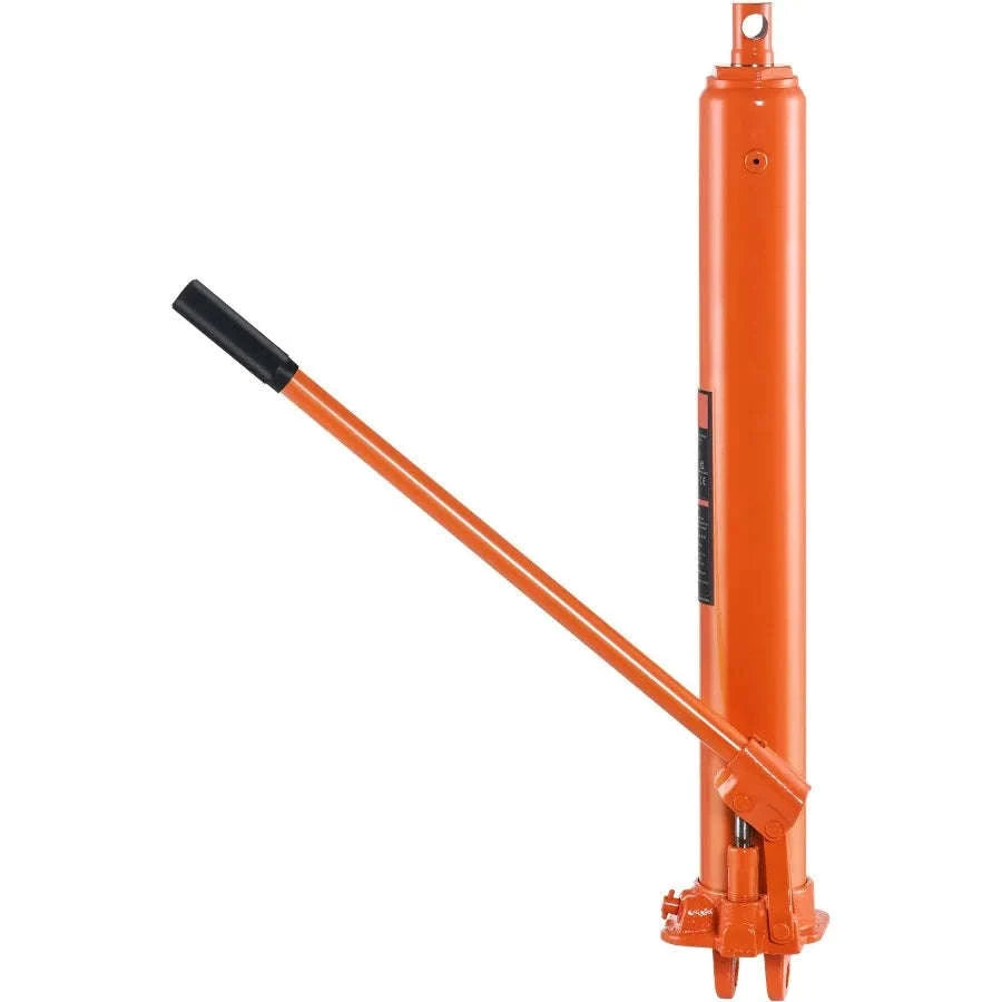Hydraulic Long Ram Jack 3 Ton with Single Piston Pump and Clevis Base-United States / Default