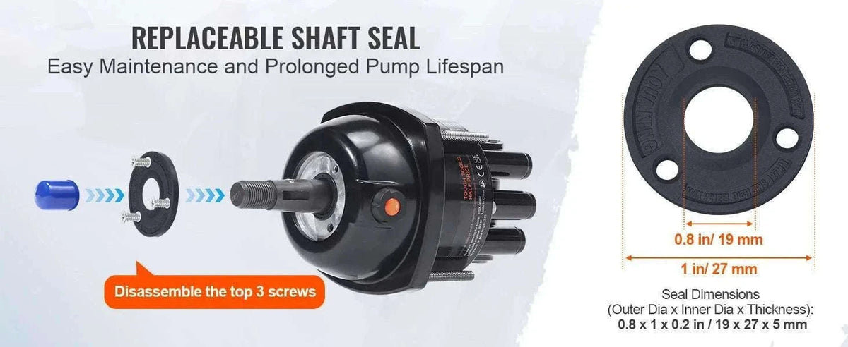 Hydraulic Outboard Steering Kit 90HP–300HP with Pump & 24/26FT Hoses-300HP 26FT / spain