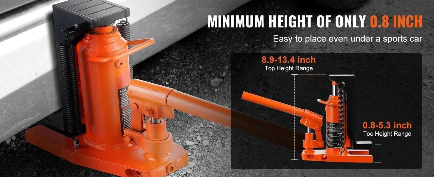Hydraulic Toe Jack 2.5T Toe / 5T Top Lift for Low Clearance Lifting-2.5T / GERMANY