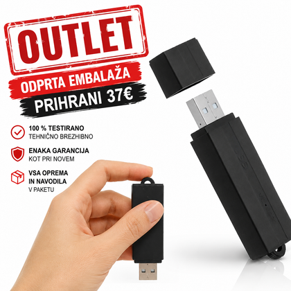 USB-diktafon - OUTLET | 12 kuukauden takuu