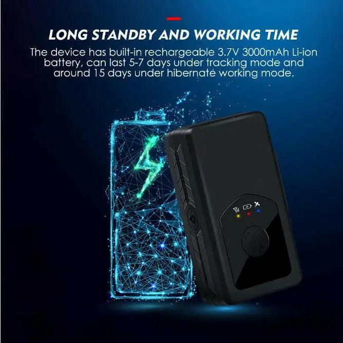 Tracking Device 4G 3000mAh for Long Standby Car Tracking, Voice Recording (SIM Card Included!) - Spy-shop.com