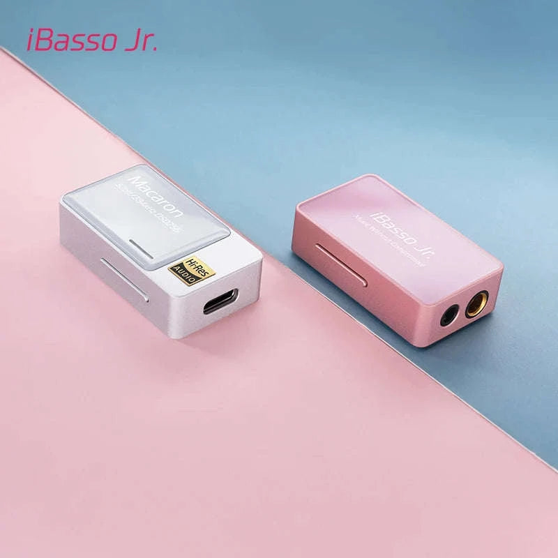 iBasso Jr Macaron Portable USB DAC Amp with 4.4mm & 3.5mm Output-Macaron (Black)
