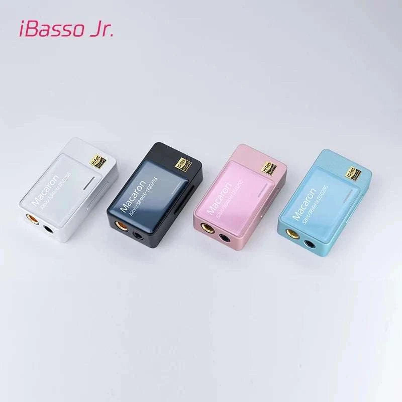 iBasso Jr Macaron Portable USB DAC Amp with 4.4mm & 3.5mm Output-Macaron (Black)