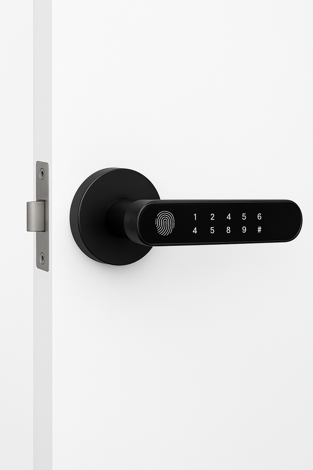 ICCSSI Smart Door Lock Fingerprint Lock Fingerprint/Tuya APP/Password/IC Card/key Unlock Multi Language Audio Playback B208APRO