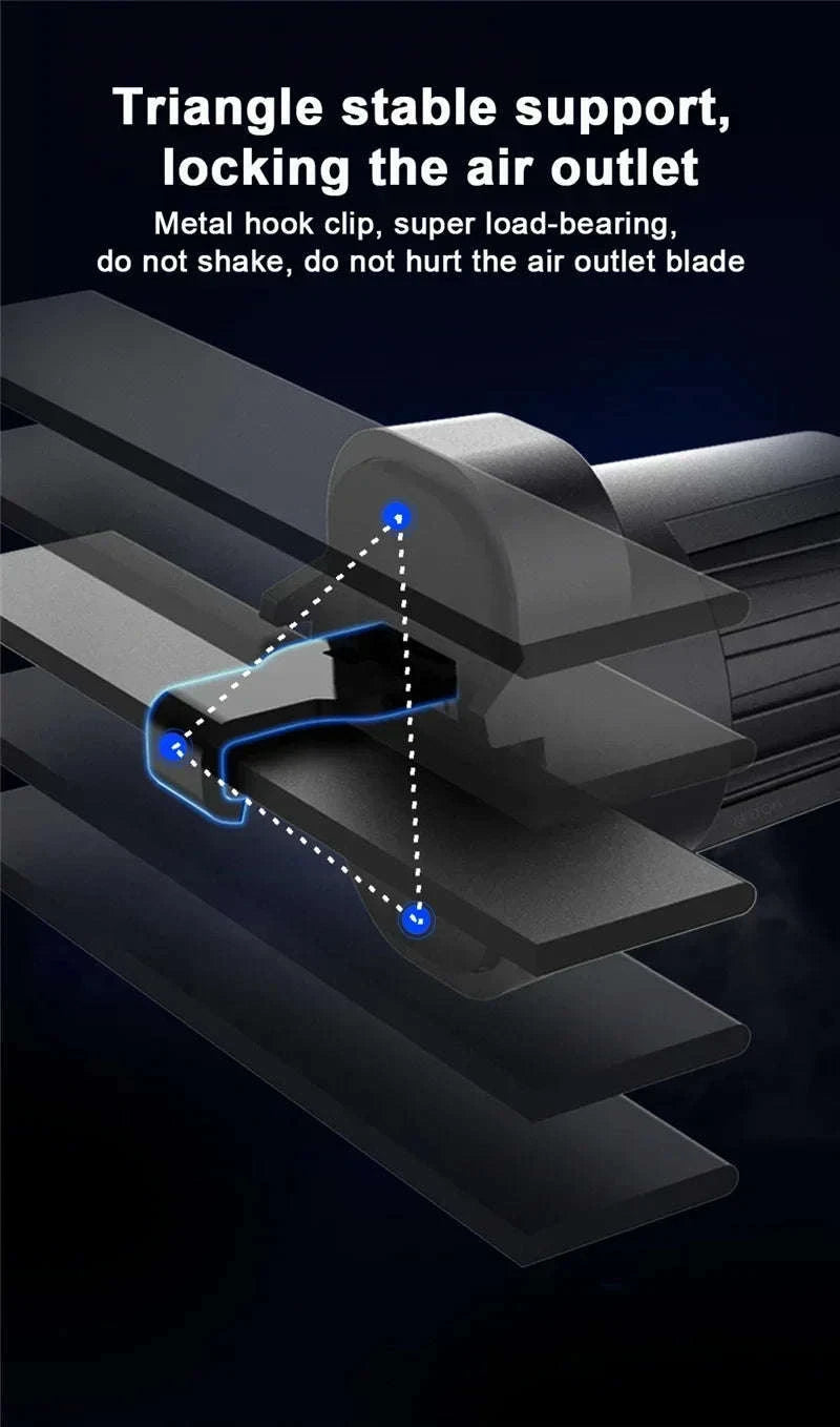 Ice Cooling Magnetic Car Charger Stand-Black