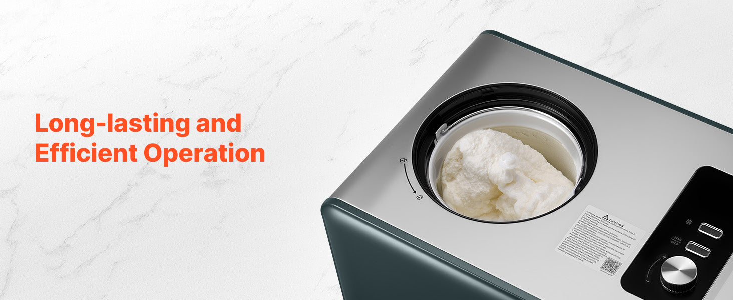 Machine à glace automatique avec compresseur 1,5 QT sans pré-congélation