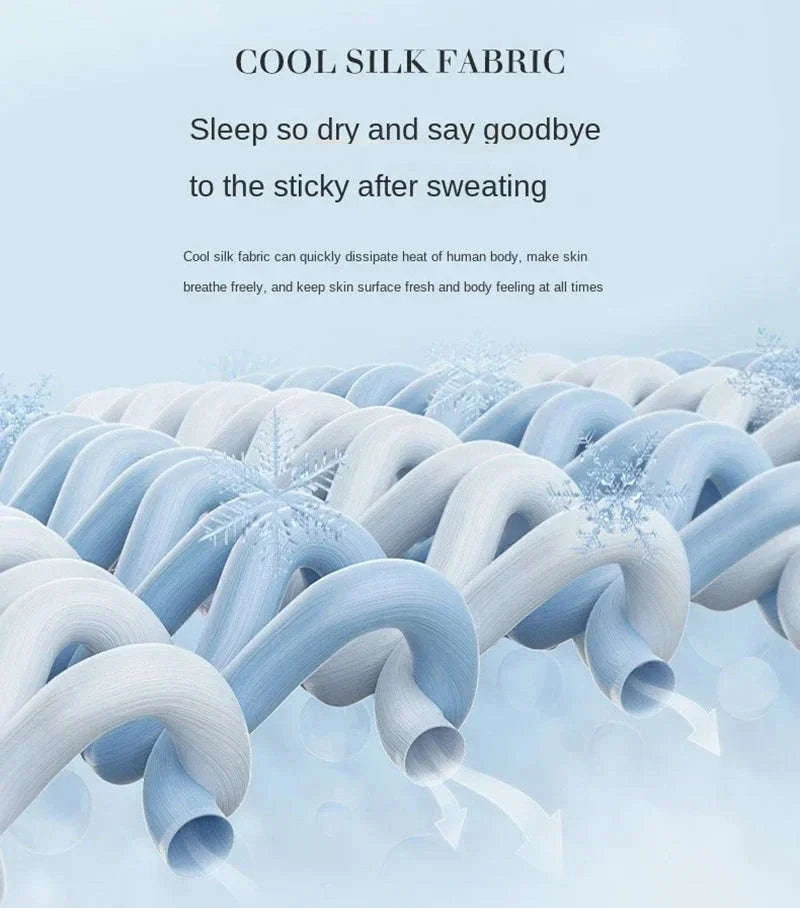 Ice Silk Cooling Blanket for Summer-Aqua Green / 200x230cm