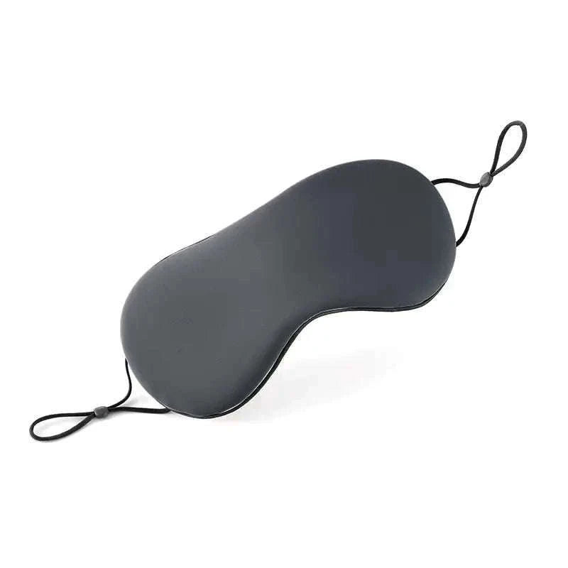 Ice Silk Dual-Use Warm & Cool Eye Mask for Restful Comfort-Grey