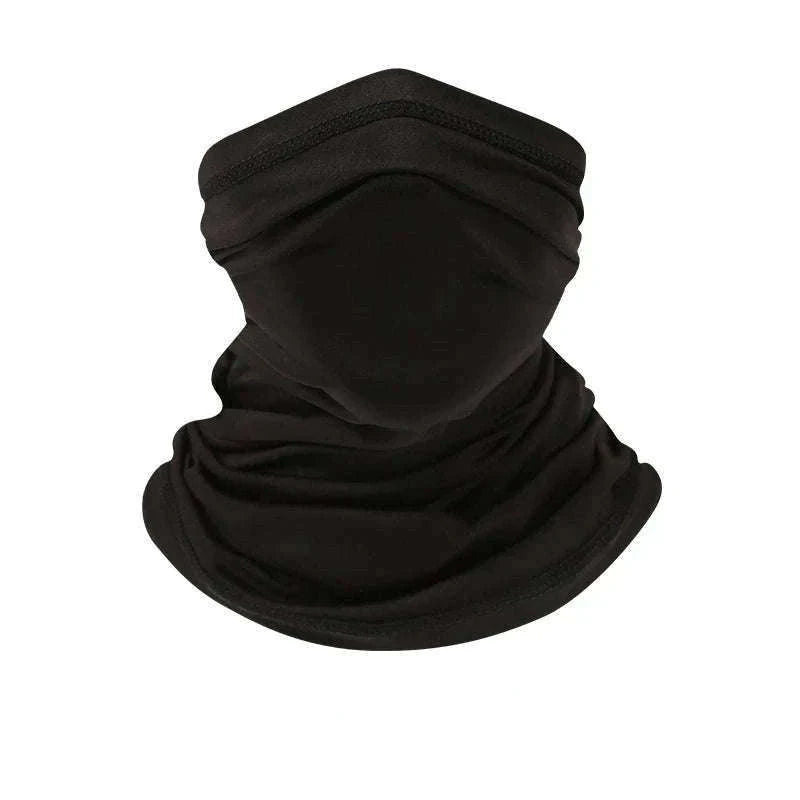 Ice Silk Sun Protection Neck Cover for Outdoor Riding-WHITE