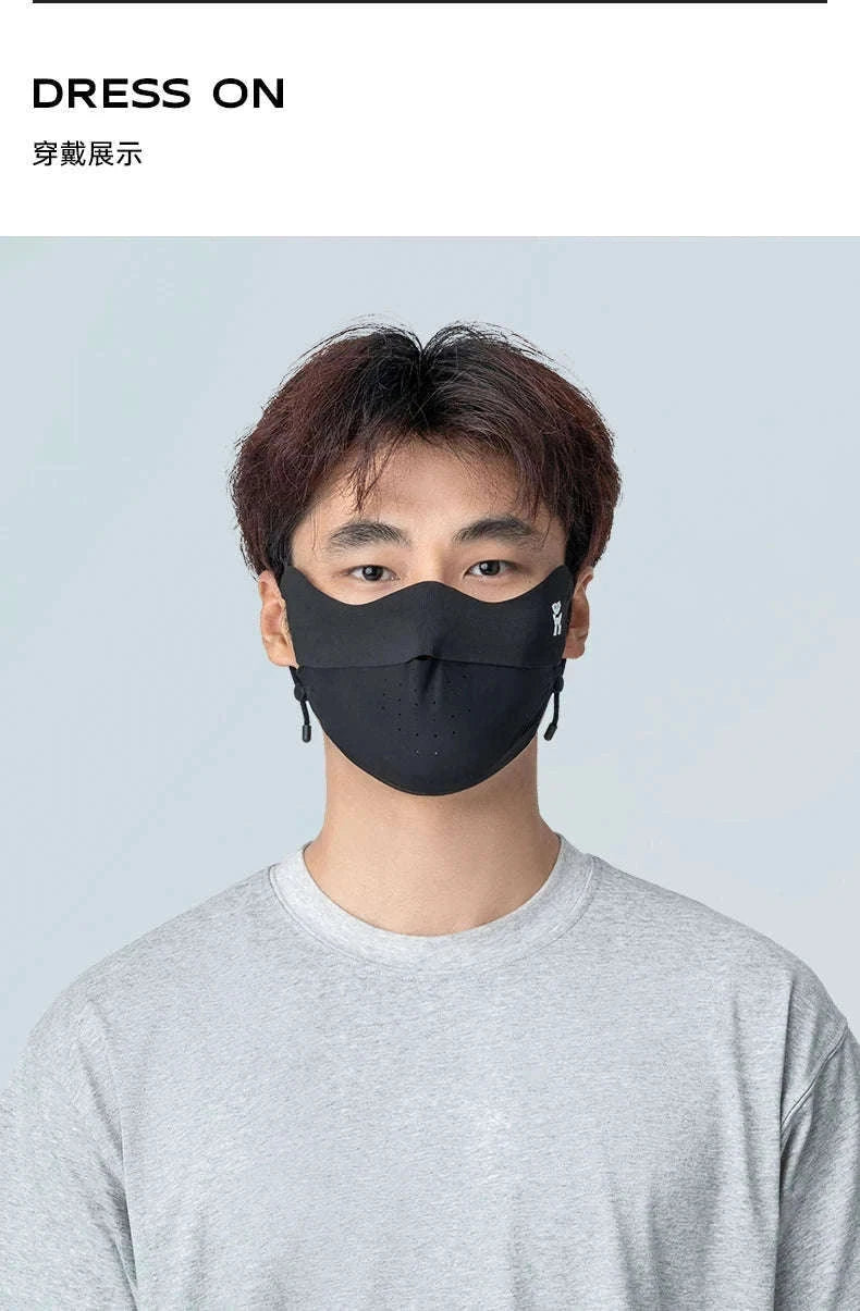 Ice Silk UV Protection Face Mask for Summer Outdoor Sport-12240001003 / 1 pcs