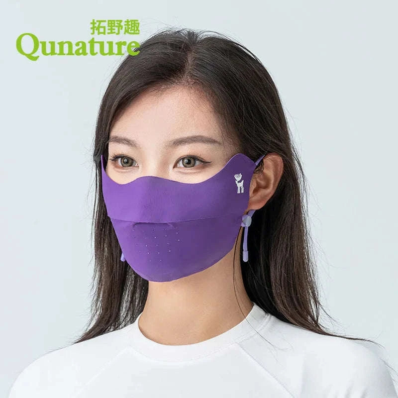 Ice Silk UV Protection Face Mask for Summer Outdoor Sport-12240001003 / 1 pcs