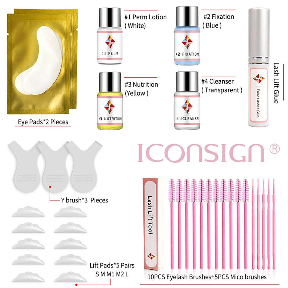 ICONSIGN Upgrade Version Lash Lift Kit-UNITED KINGDOM