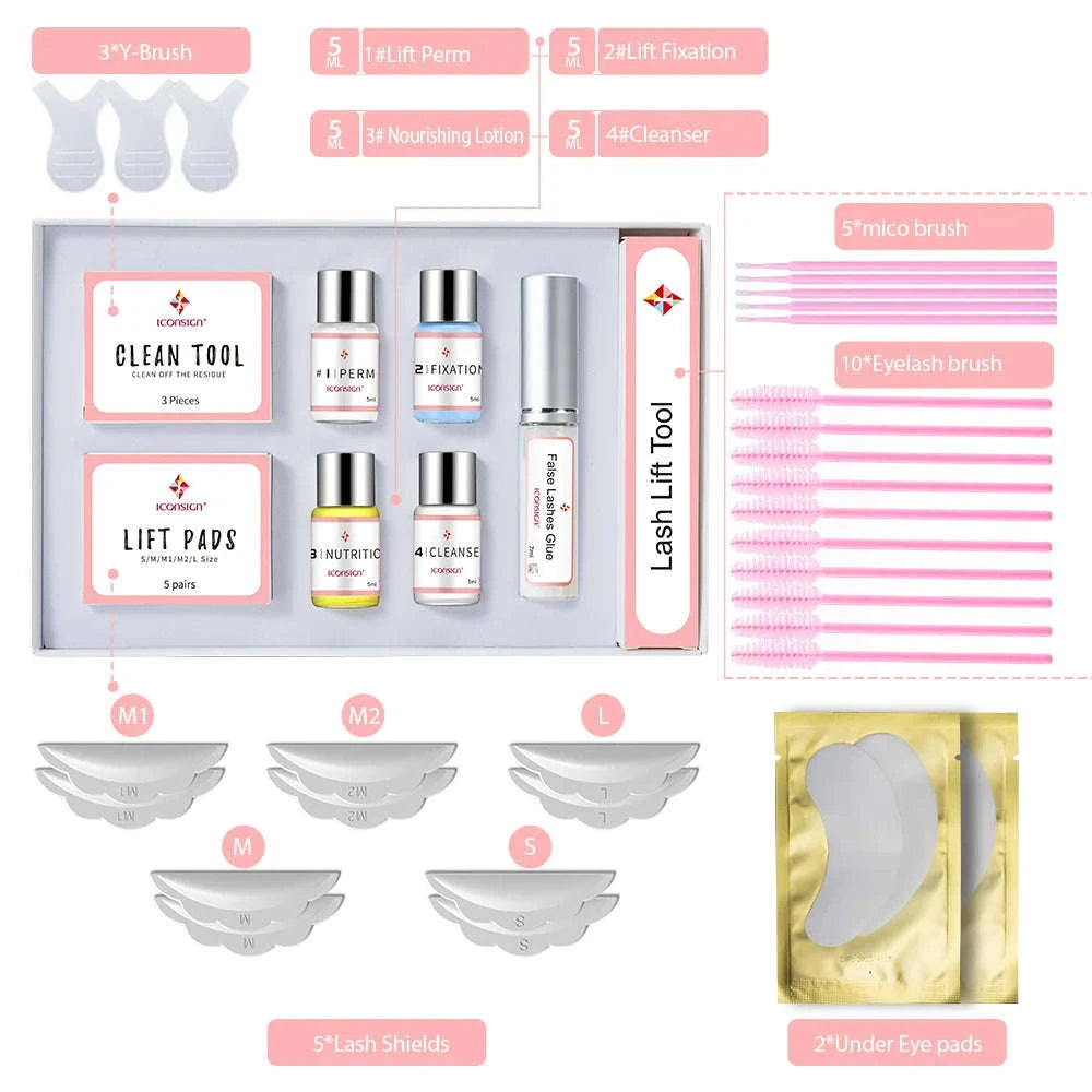 ICONSIGN Upgrade Version Lash Lift Kit-UNITED KINGDOM
