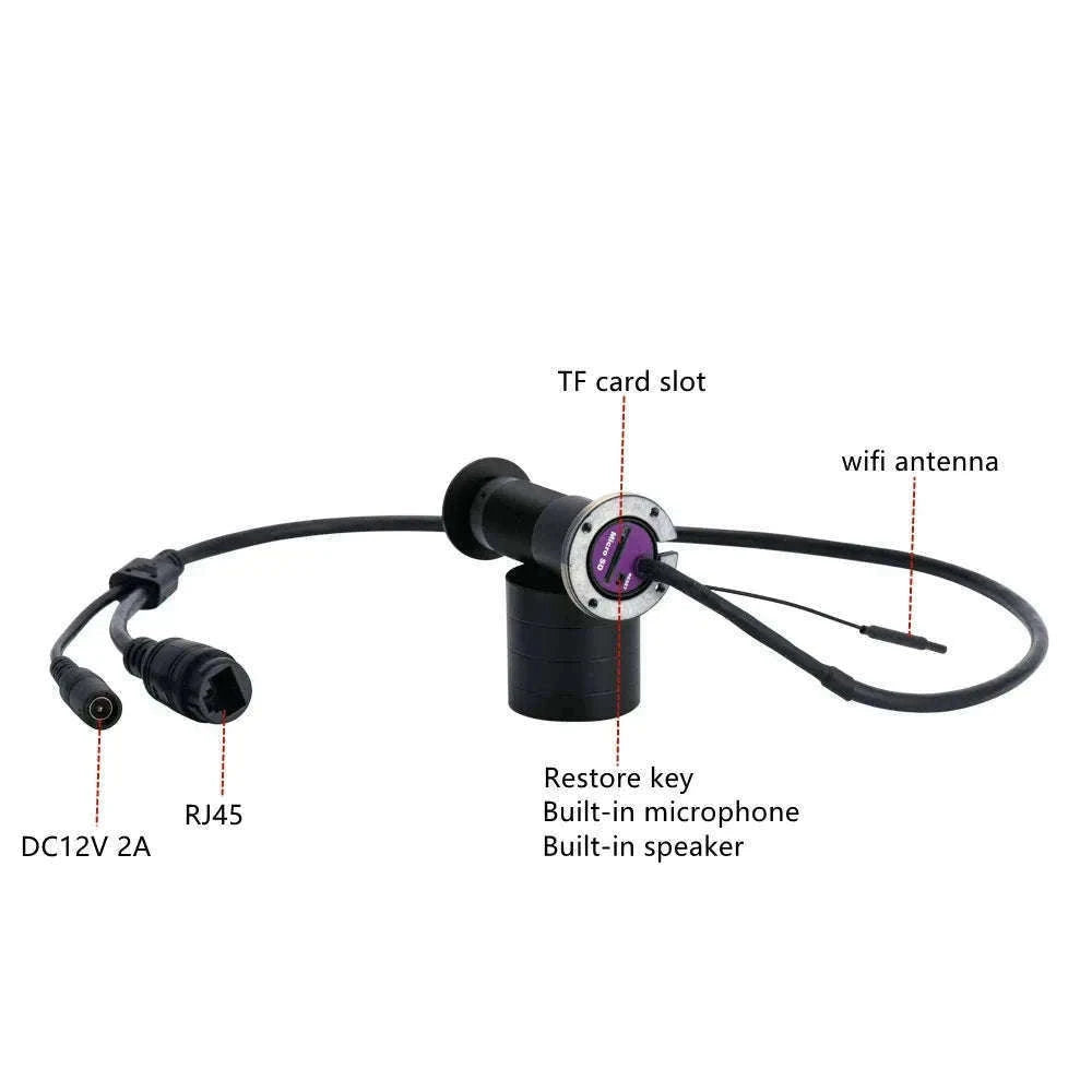 ICSEE 1080P Wide-Angle Door Eye Security Camera-1.78mm
