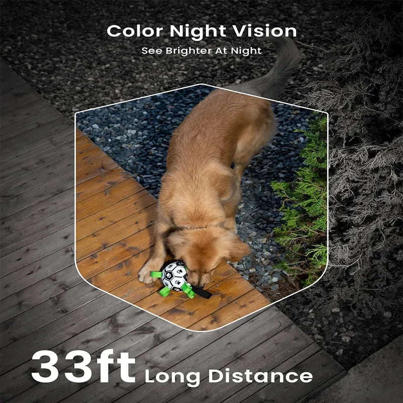 ieGeek 2K Solar Wireless Outdoor Security Camera with Color Night Vision-Italy