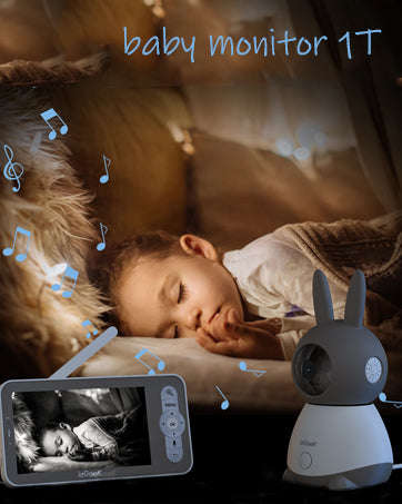 ieGeek 5 Inch Baby Monitor with 2 Cameras, 2K/3MP-United Kingdom