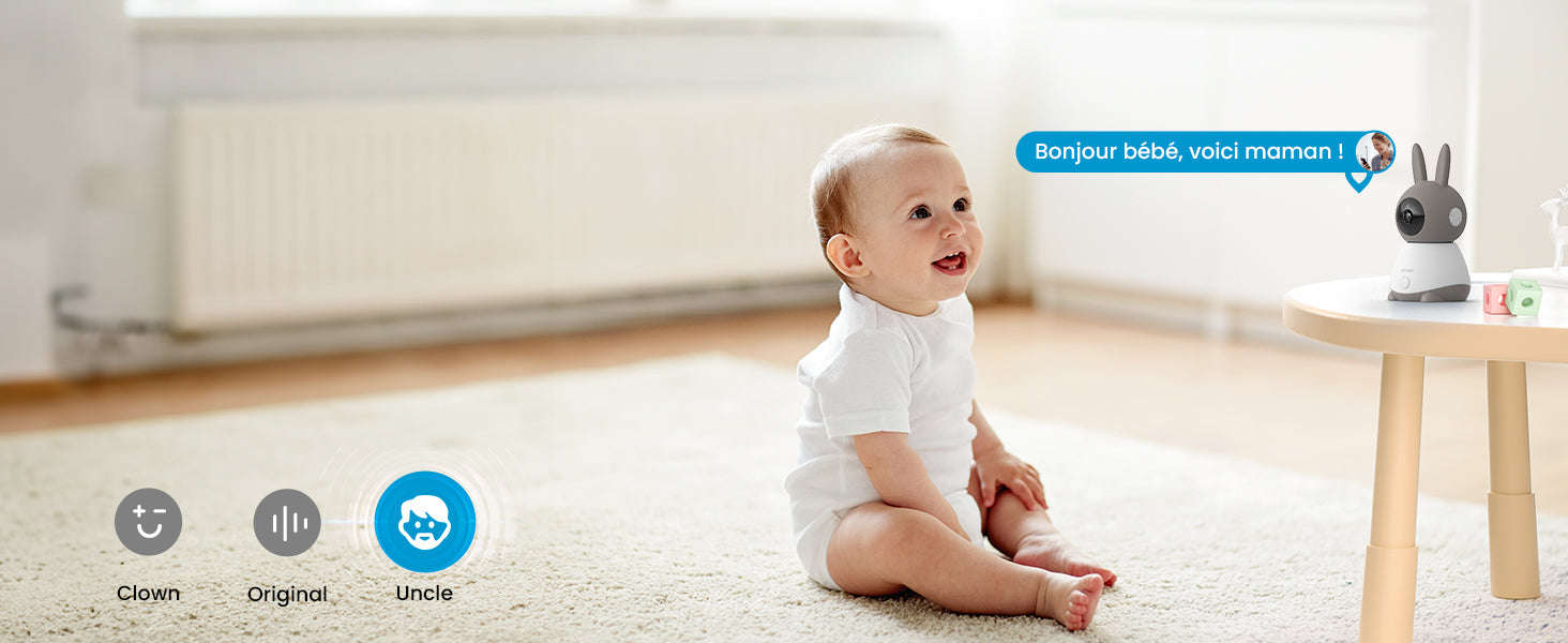 ieGeek 5 Inch Baby Monitor with 2 Cameras, 2K/3MP-United Kingdom