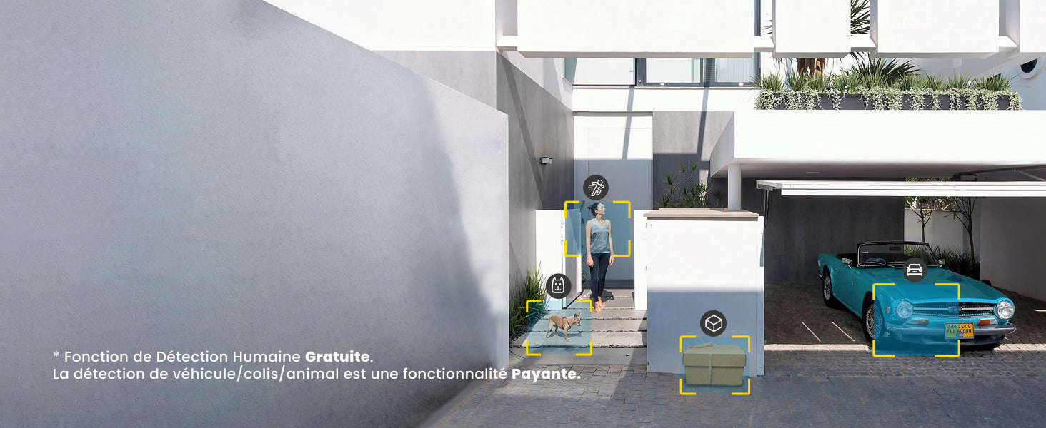 ieGeek 5MP Wireless Solar Security Camera-france