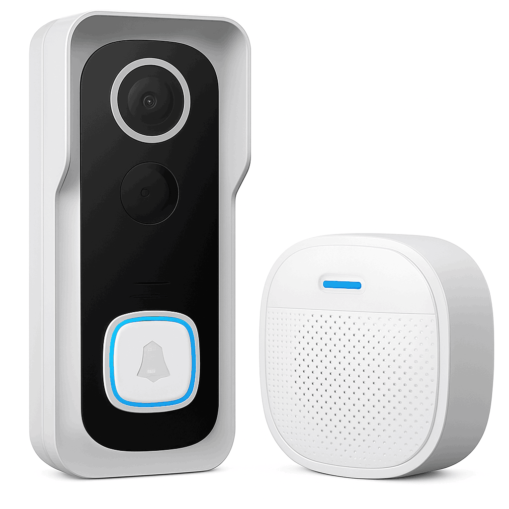 ieGeek Wireless Video Doorbell Camera with Chime, 2K HD-United Kingdom