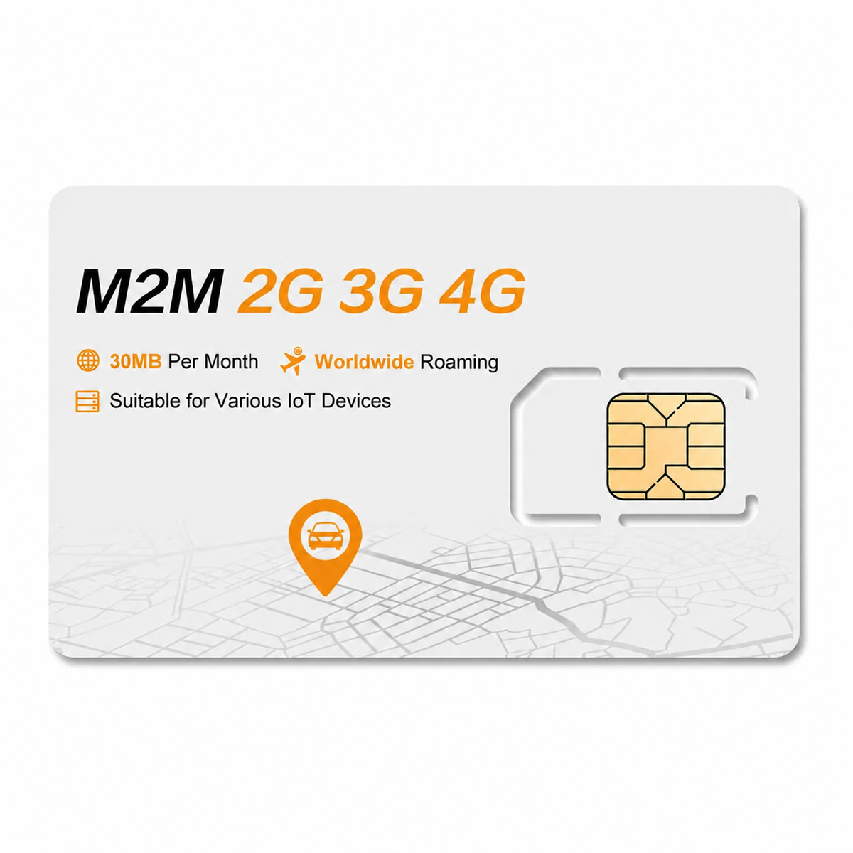 IoT SIM/M2M Card, 30 MB Monthly for 12 Months