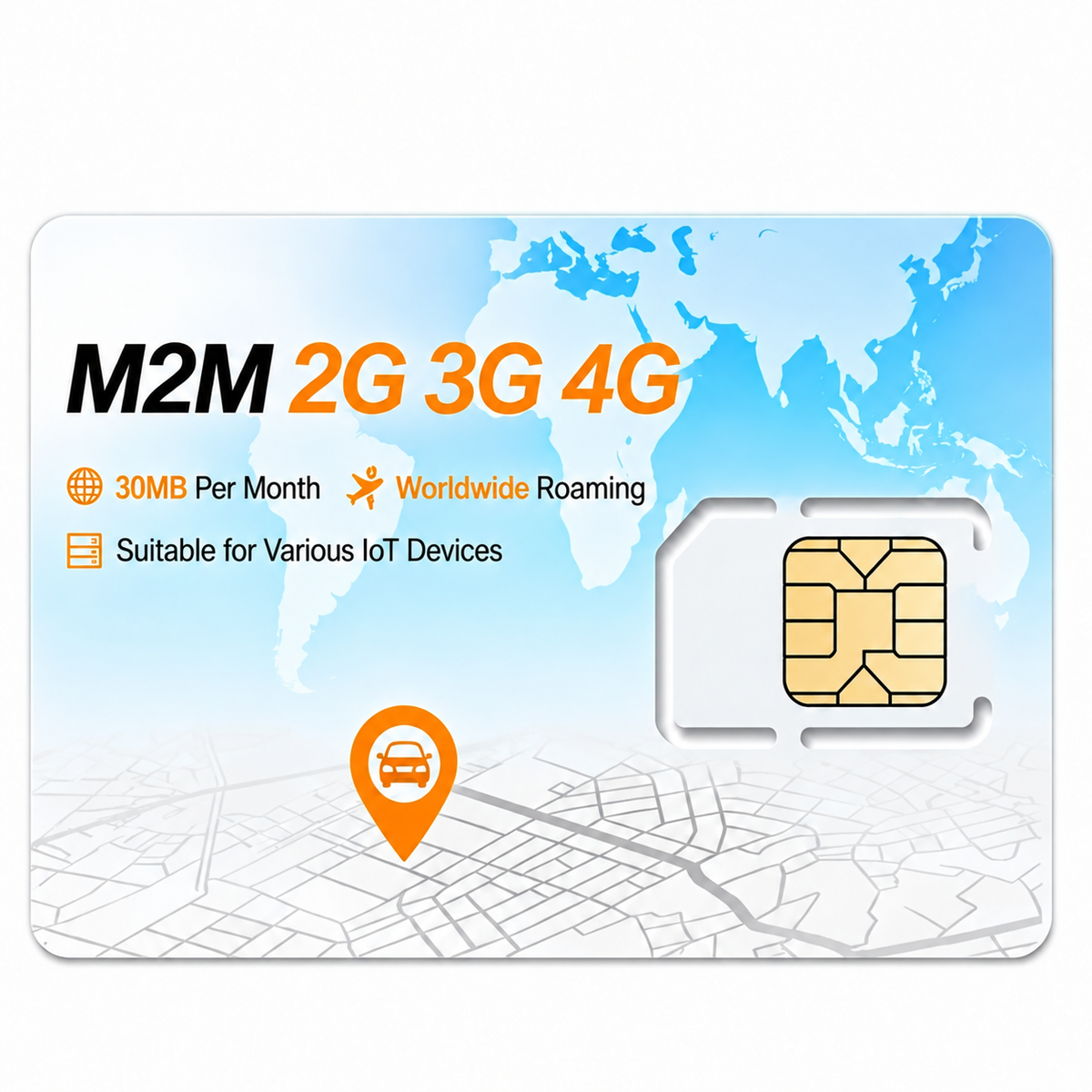 IoT SIM/M2M Data Card, 12 Months at 30 MB per Month