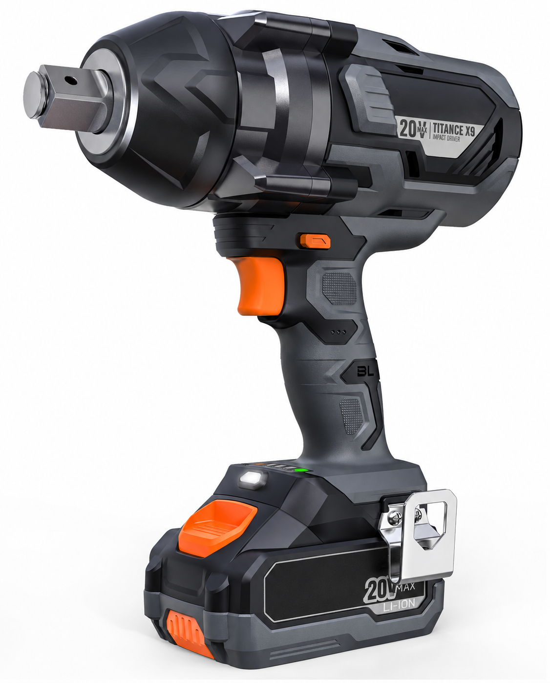20 V Brushless Cordless Impact Wrench, 3/4-Inch Drive