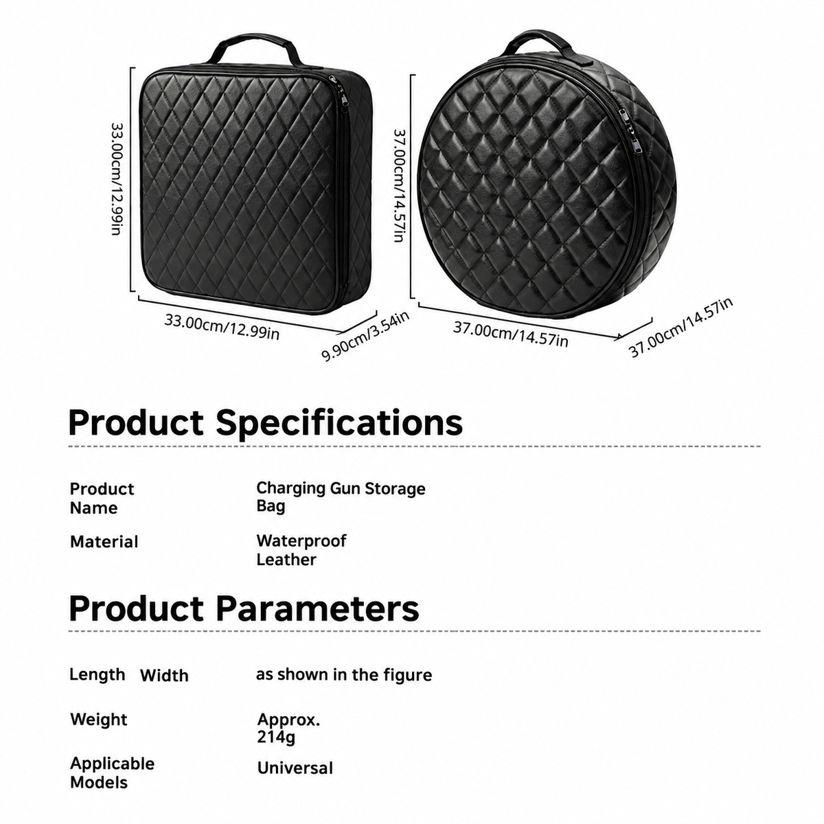 PU Car Boot Storage Bag – Option A or B