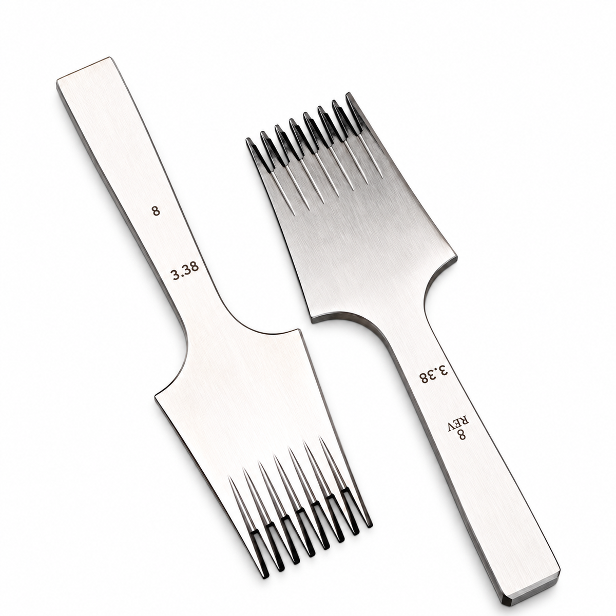 French-Style Leather Pricking Iron – Spacing and Tooth Options