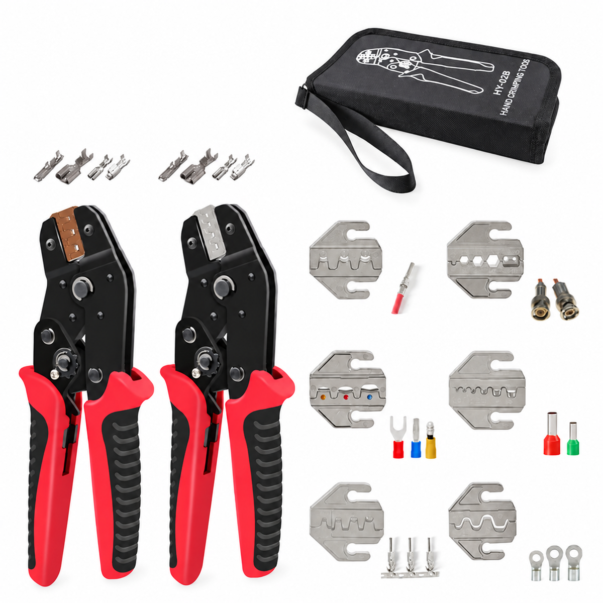 Terminal Crimping Pliers – Tool and Jaw Set Options
