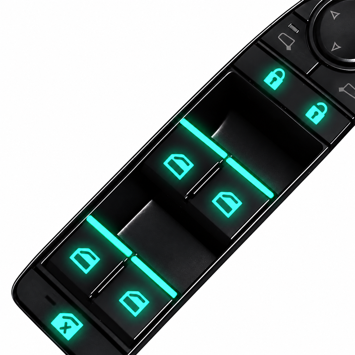 Luminous Car Window-Button Decals – Sheet Options
