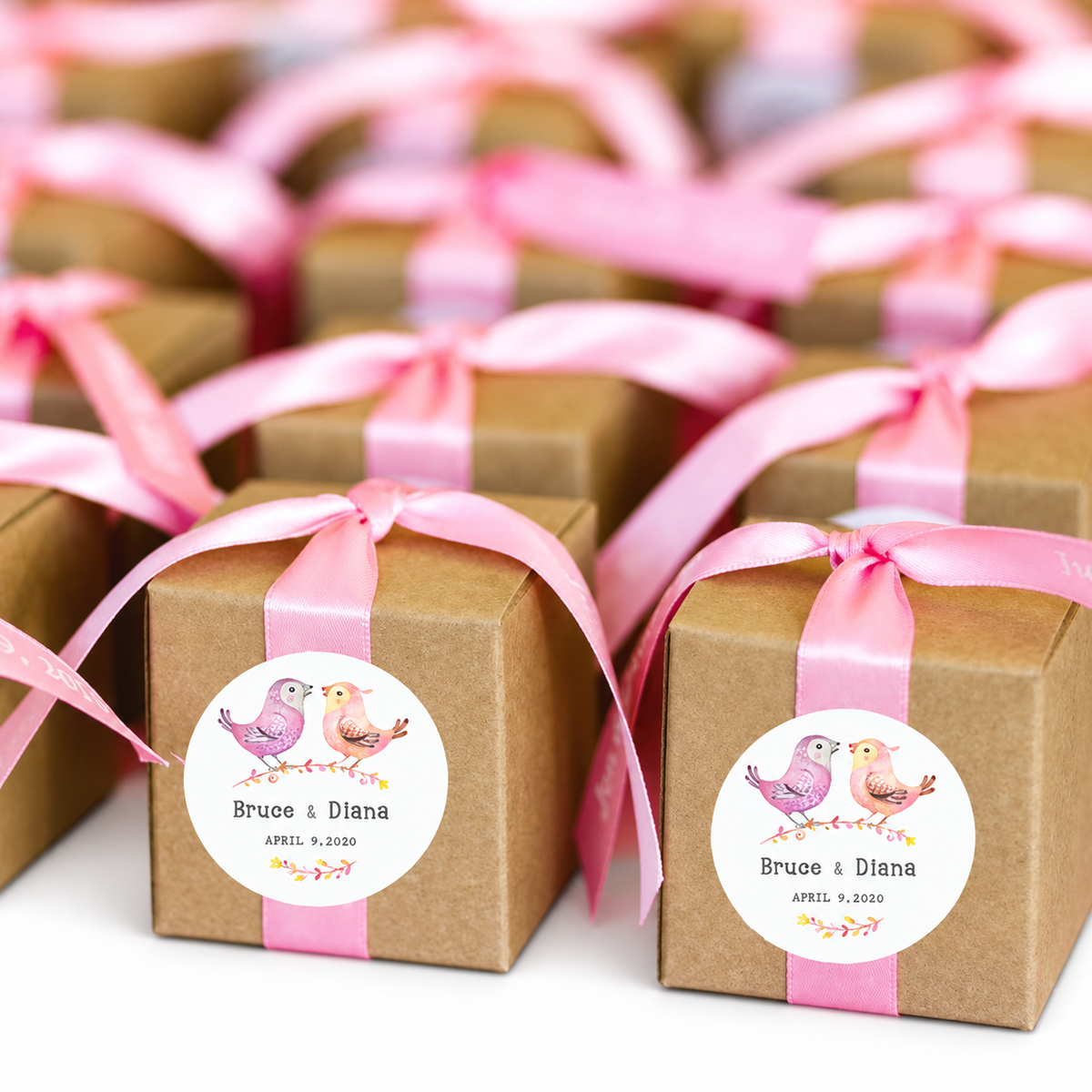 Custom Paper Stickers – Round and Square Options