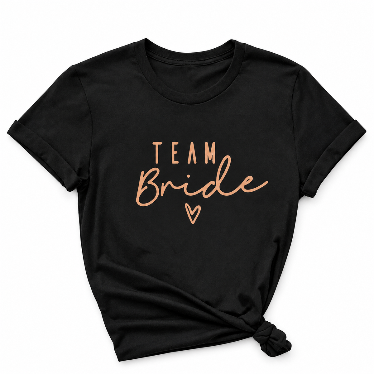 Women's Team Bride T-Shirt – Wedding Party Print Options