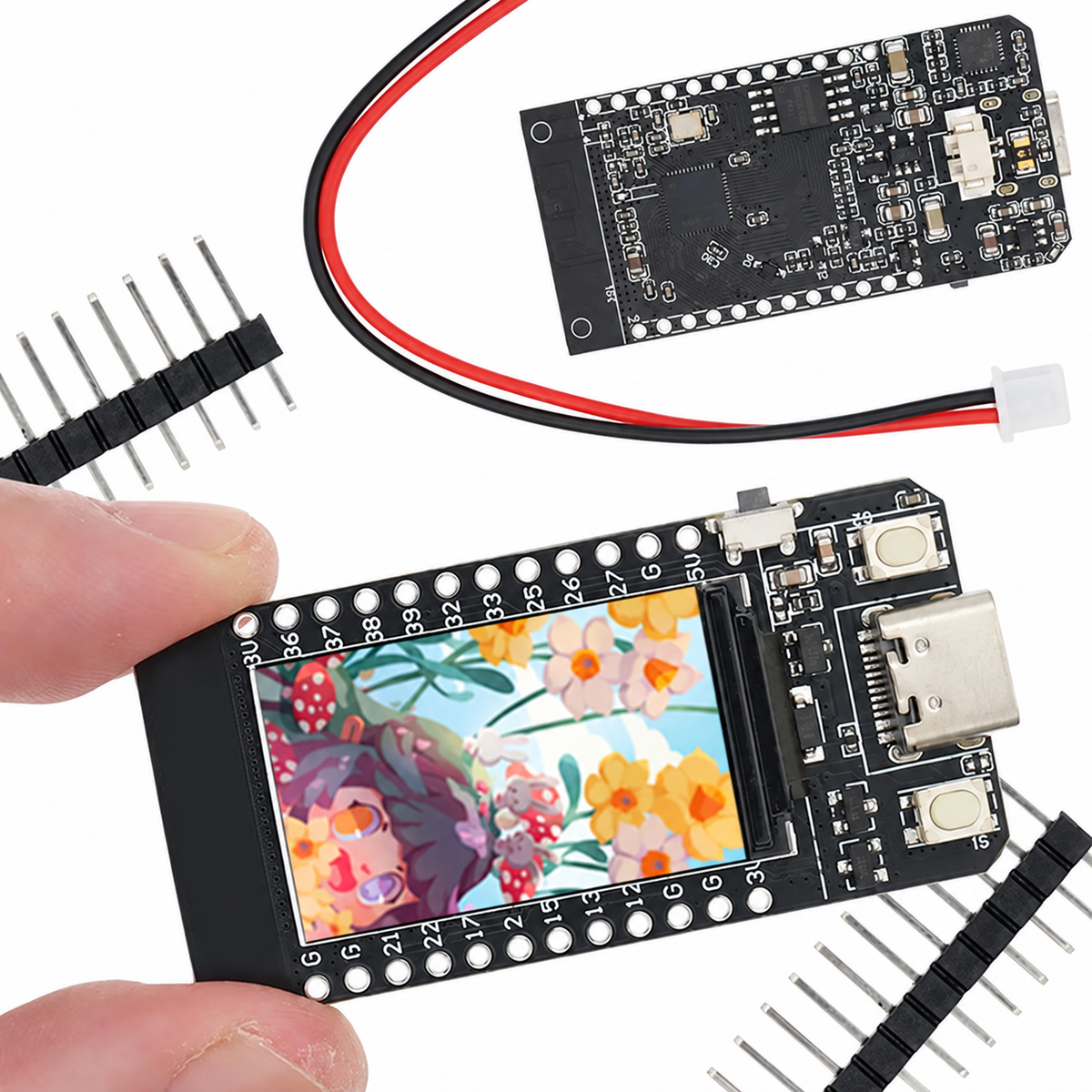 ESP32 T-Display Development Board with 1.14-Inch LCD
