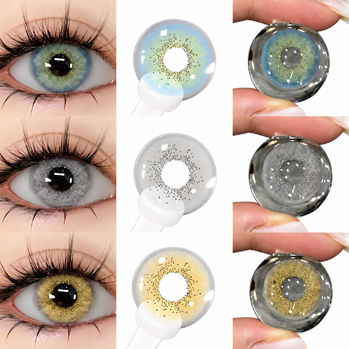 Decorative Coloured Contact Lenses - Pair