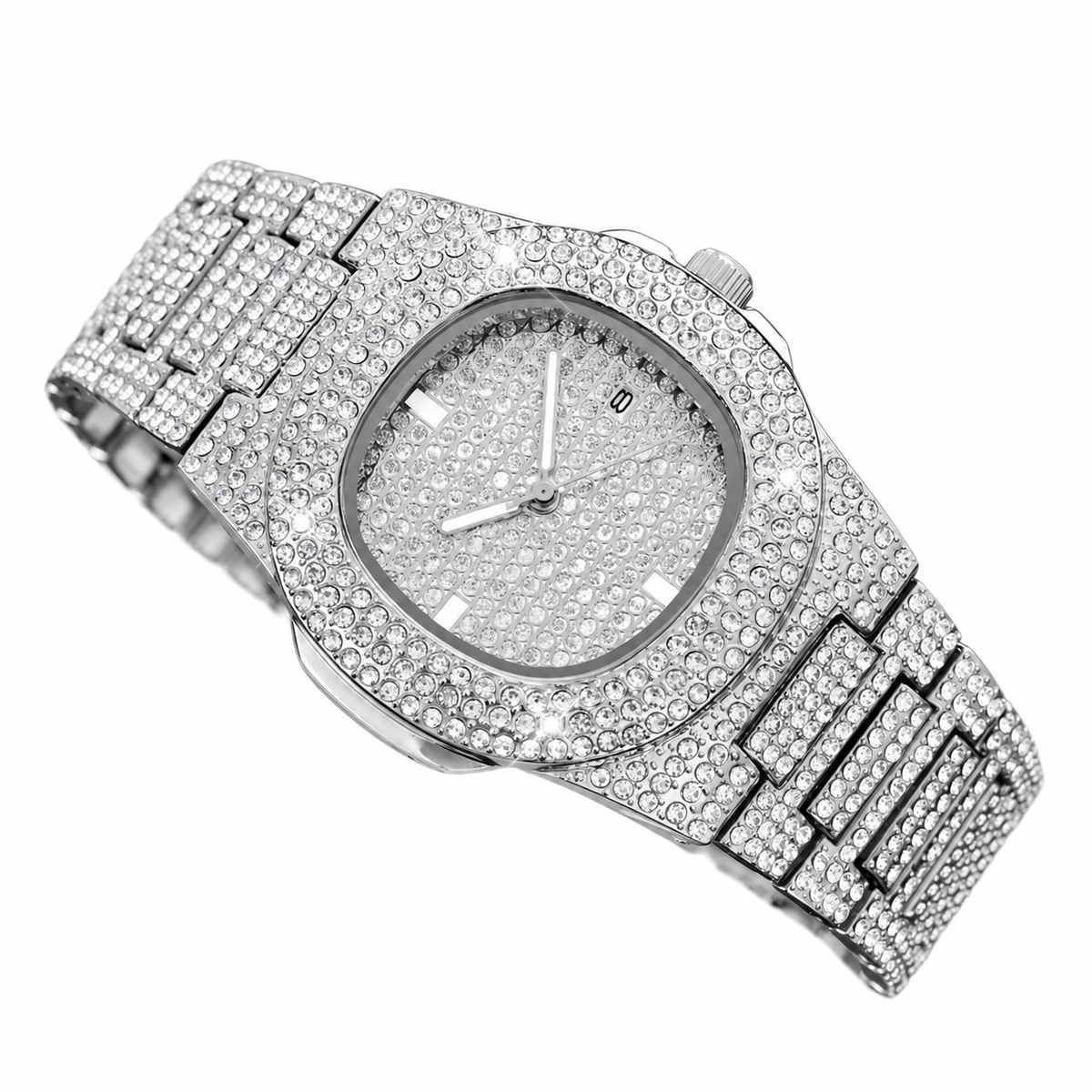 Decorative Quartz Wristwatch with Folding Clasp