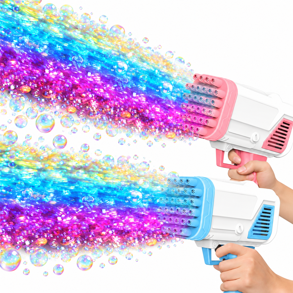 32-Hole Handheld Electric Bubble Toy
