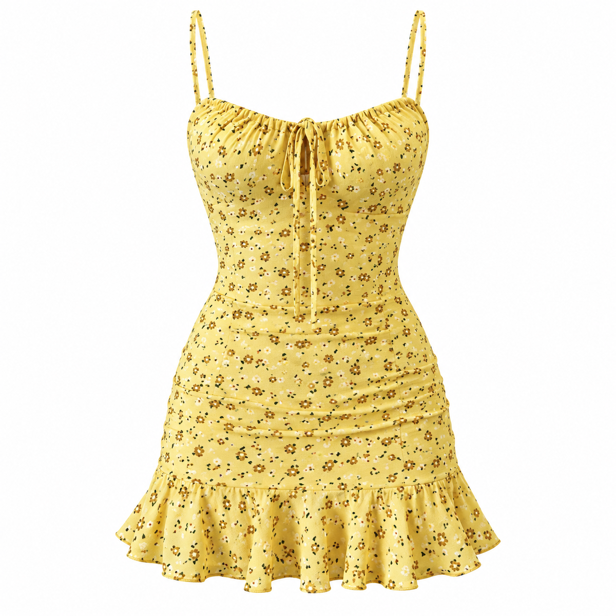 Floral Sleeveless Mini Dress