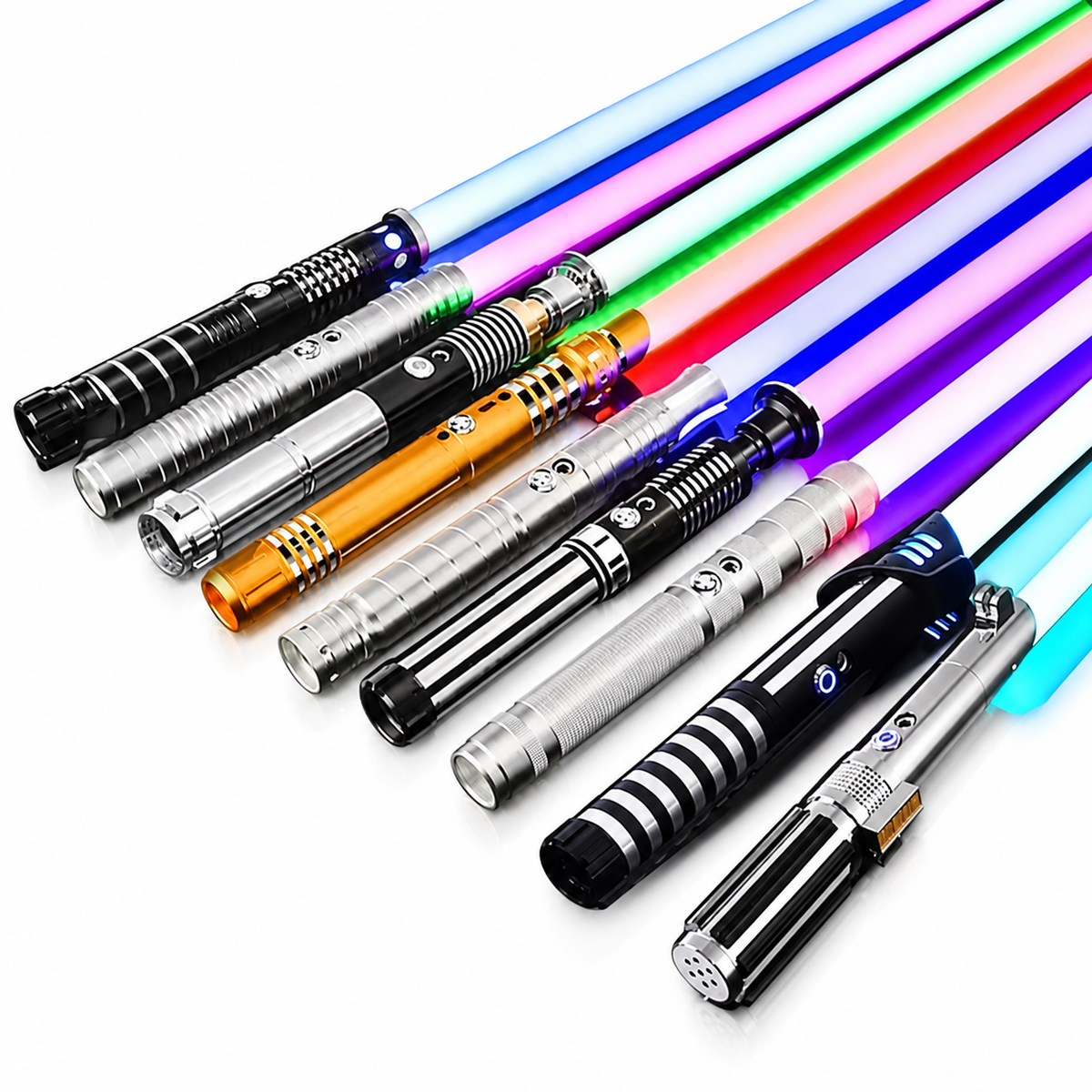 RGB Light-Up Toy Sword with Metal Handle