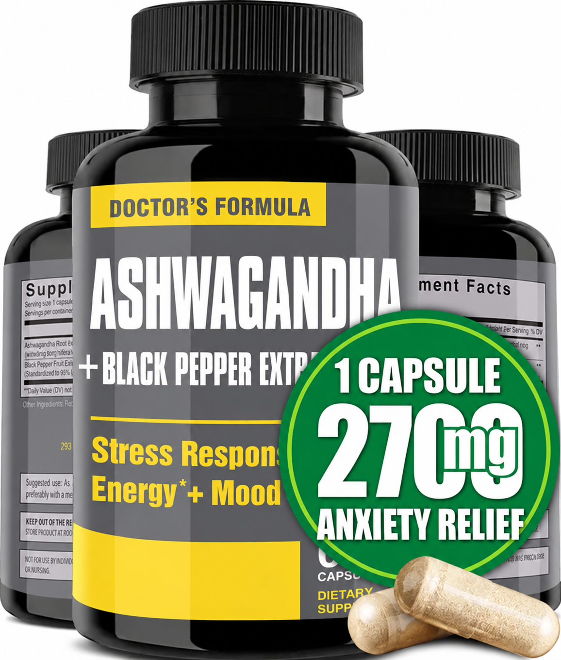 Ashwagandha Supplement Capsules