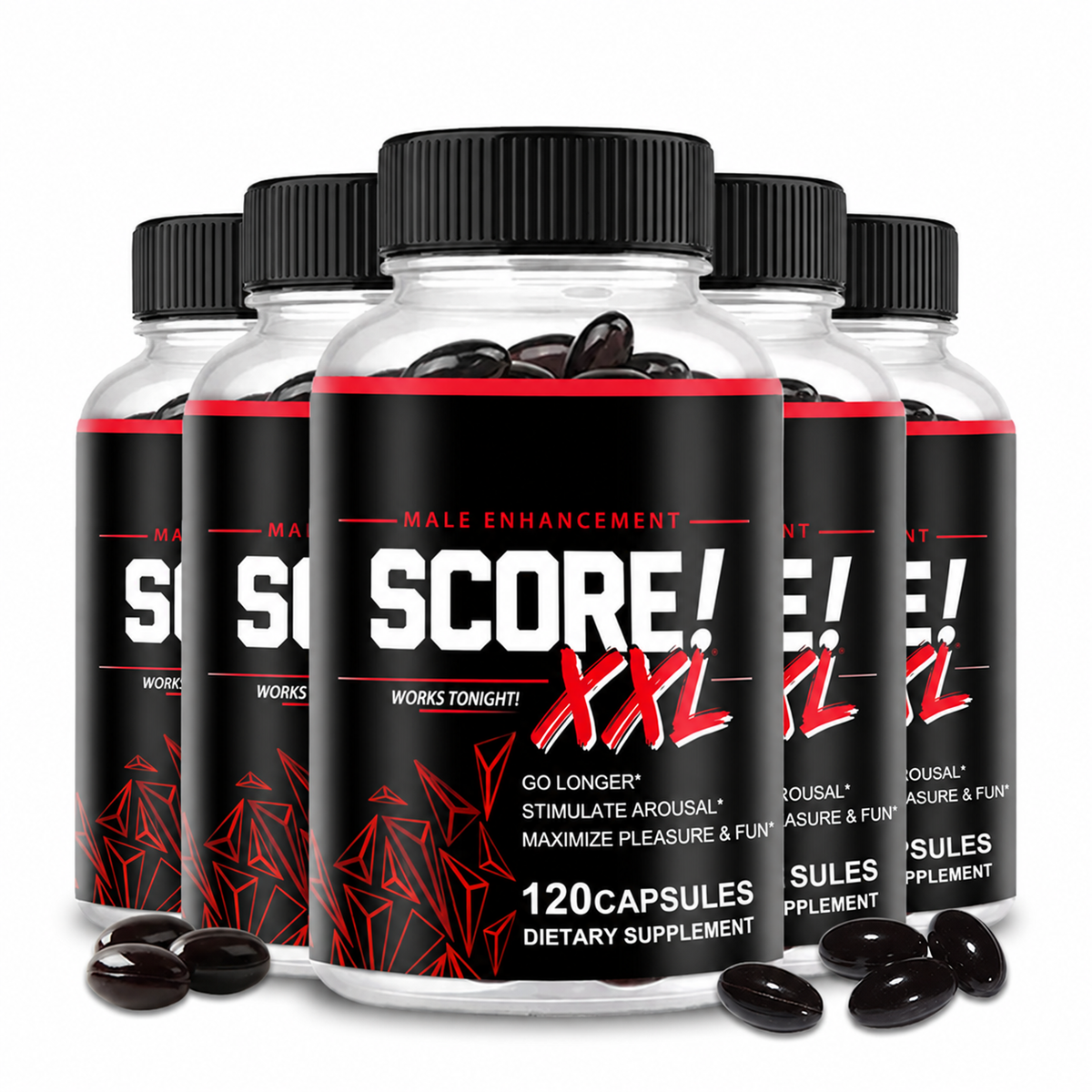L-Citrulline, Maca and Tribulus Supplement Capsules