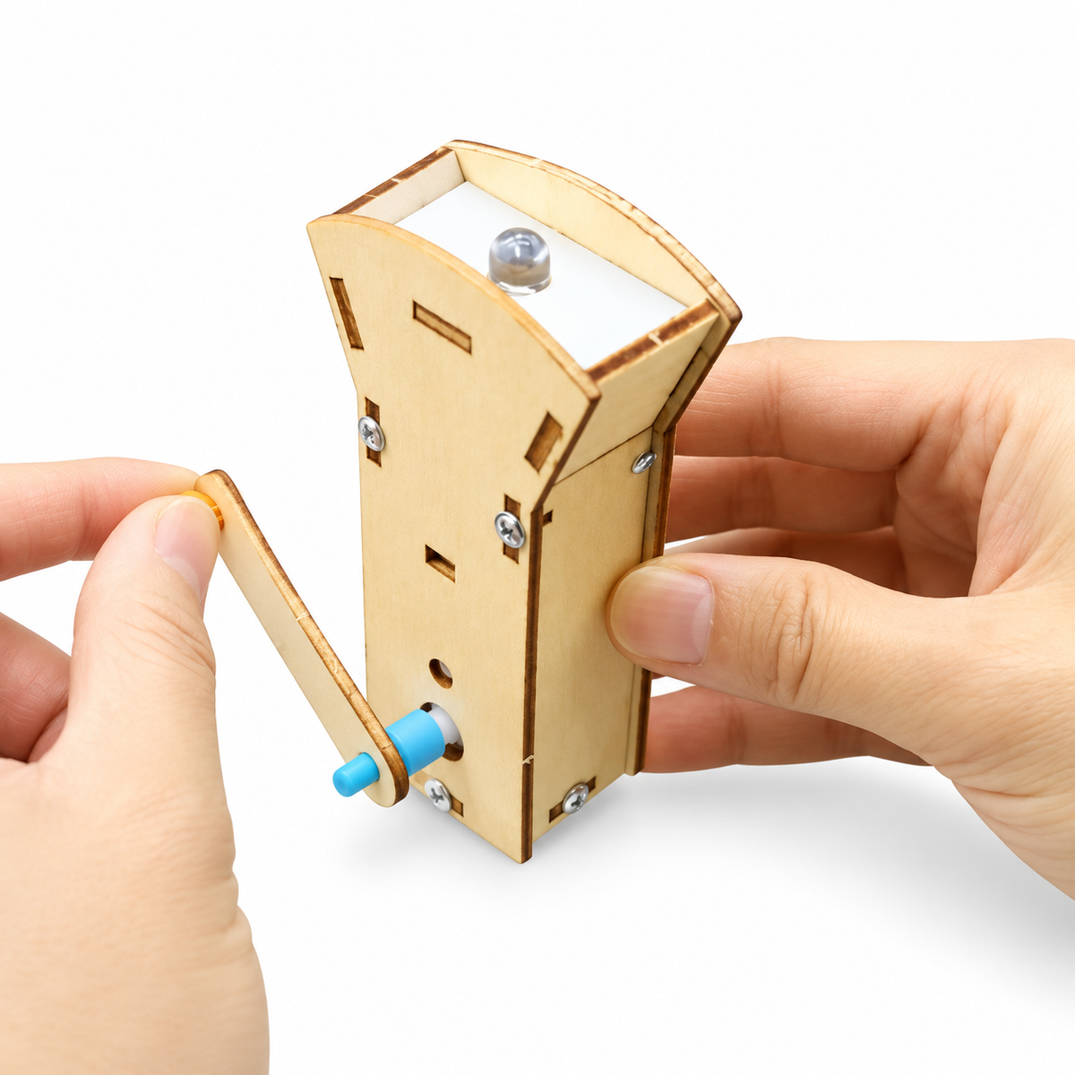 DIY Hand-Crank Flashlight Science Kit