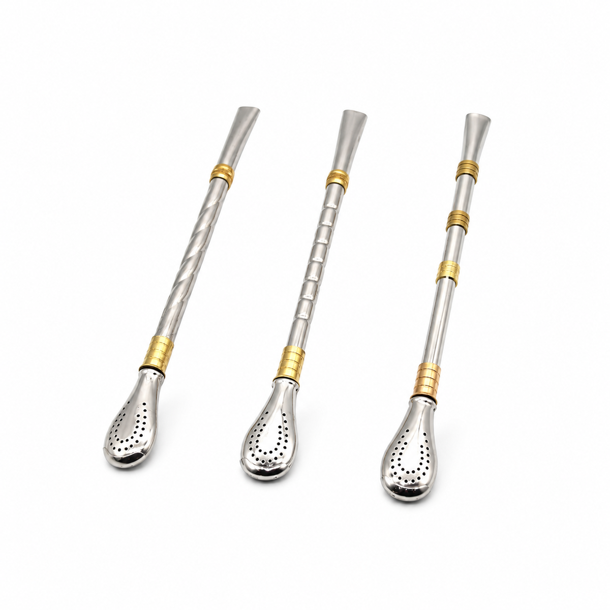 Stainless Steel Yerba Mate Filter Straw - 21 cm