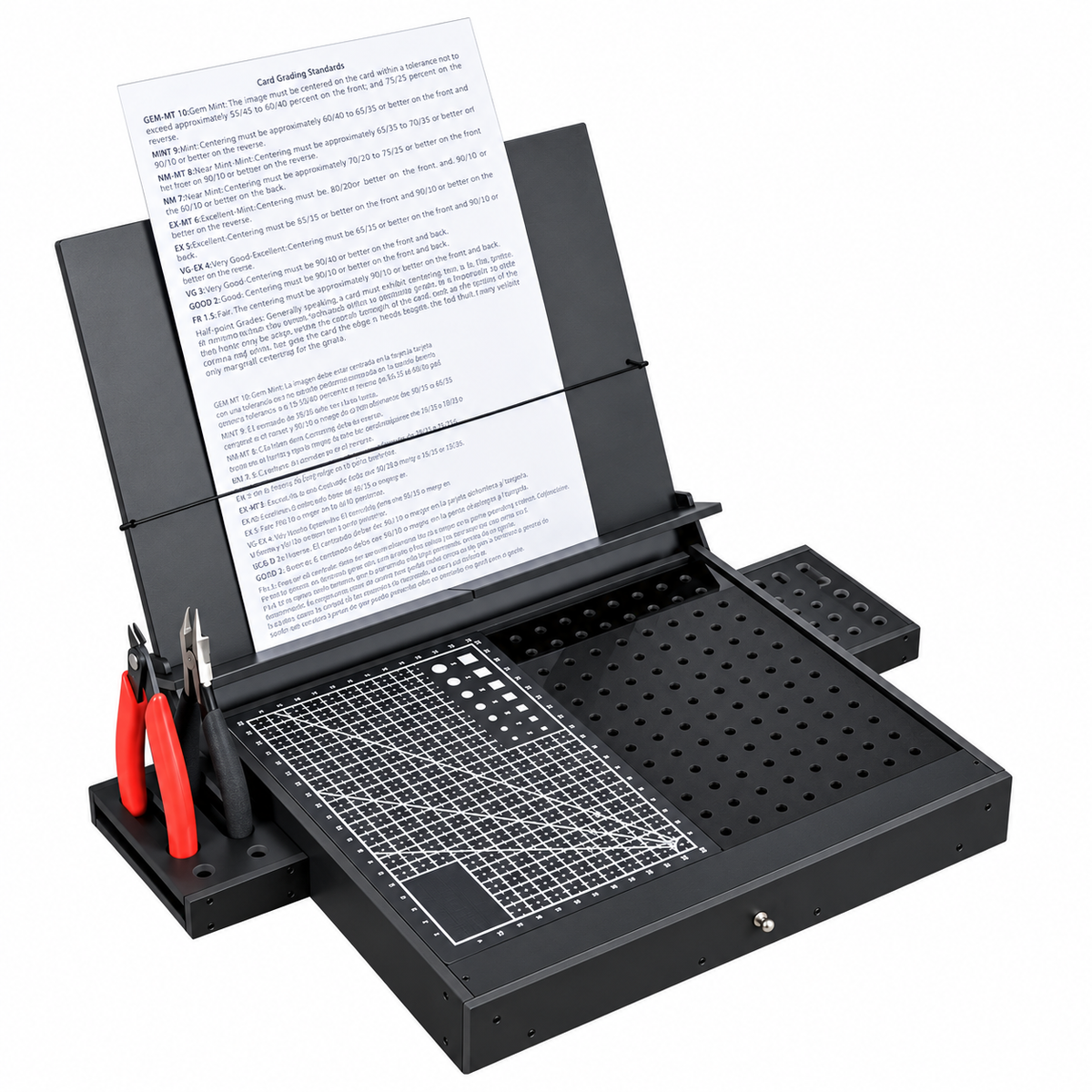 Model-Building Workbench Rack with Cutting Mat