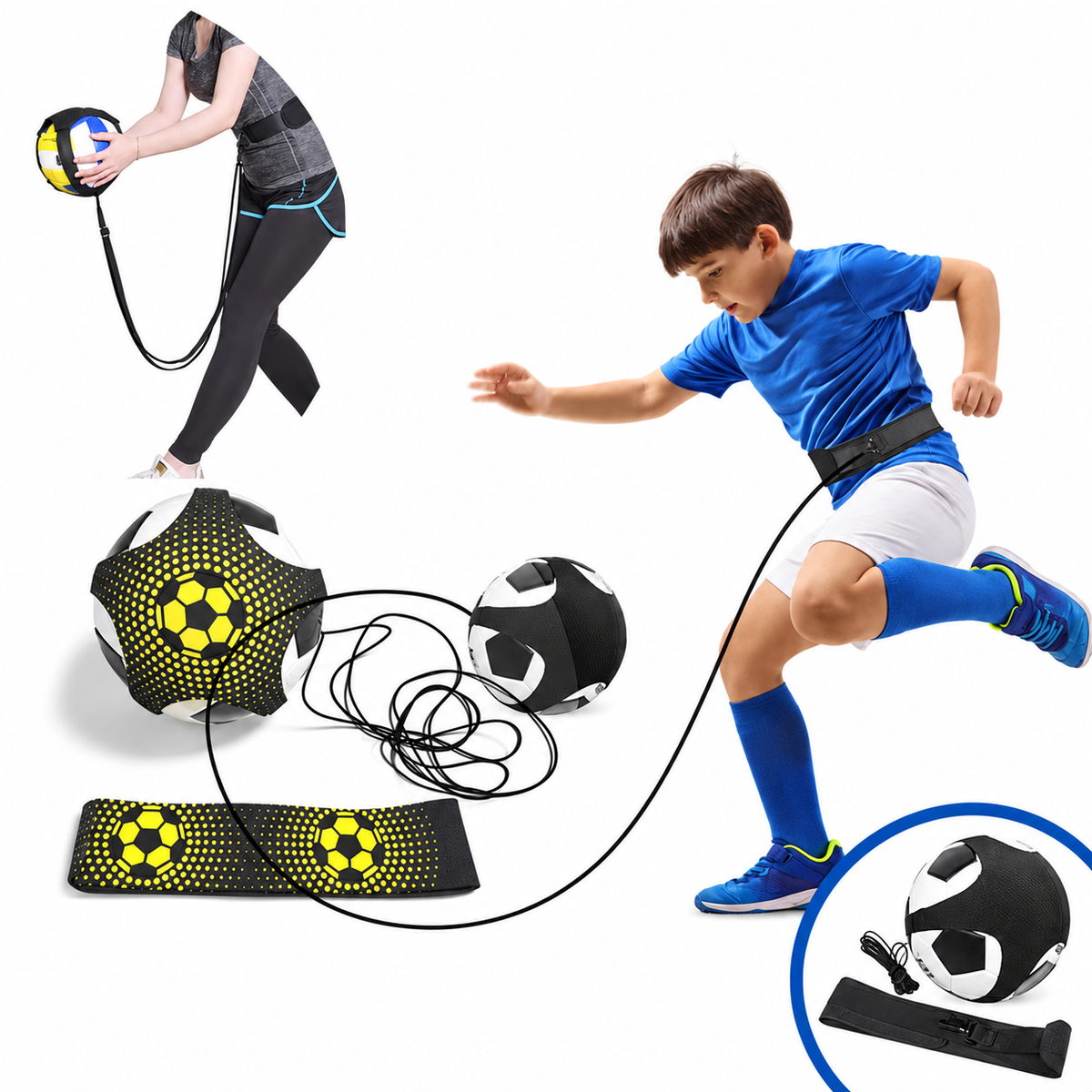Adjustable Football Kick Trainer Belt