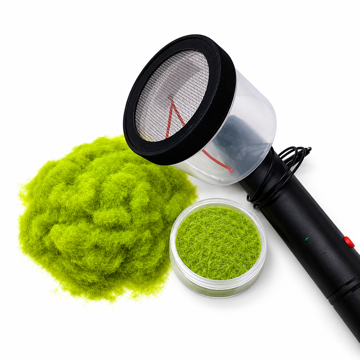 Static Grass Applicator for Model Scenery