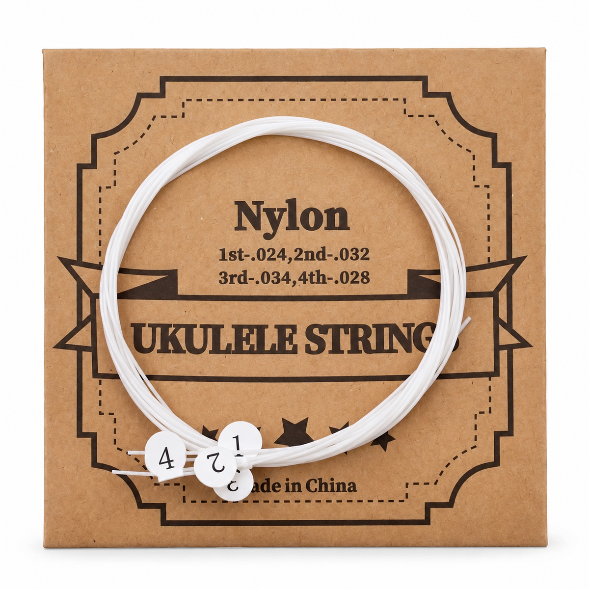 Nylon Ukulele Strings for 21, 23 and 26 Inch Models