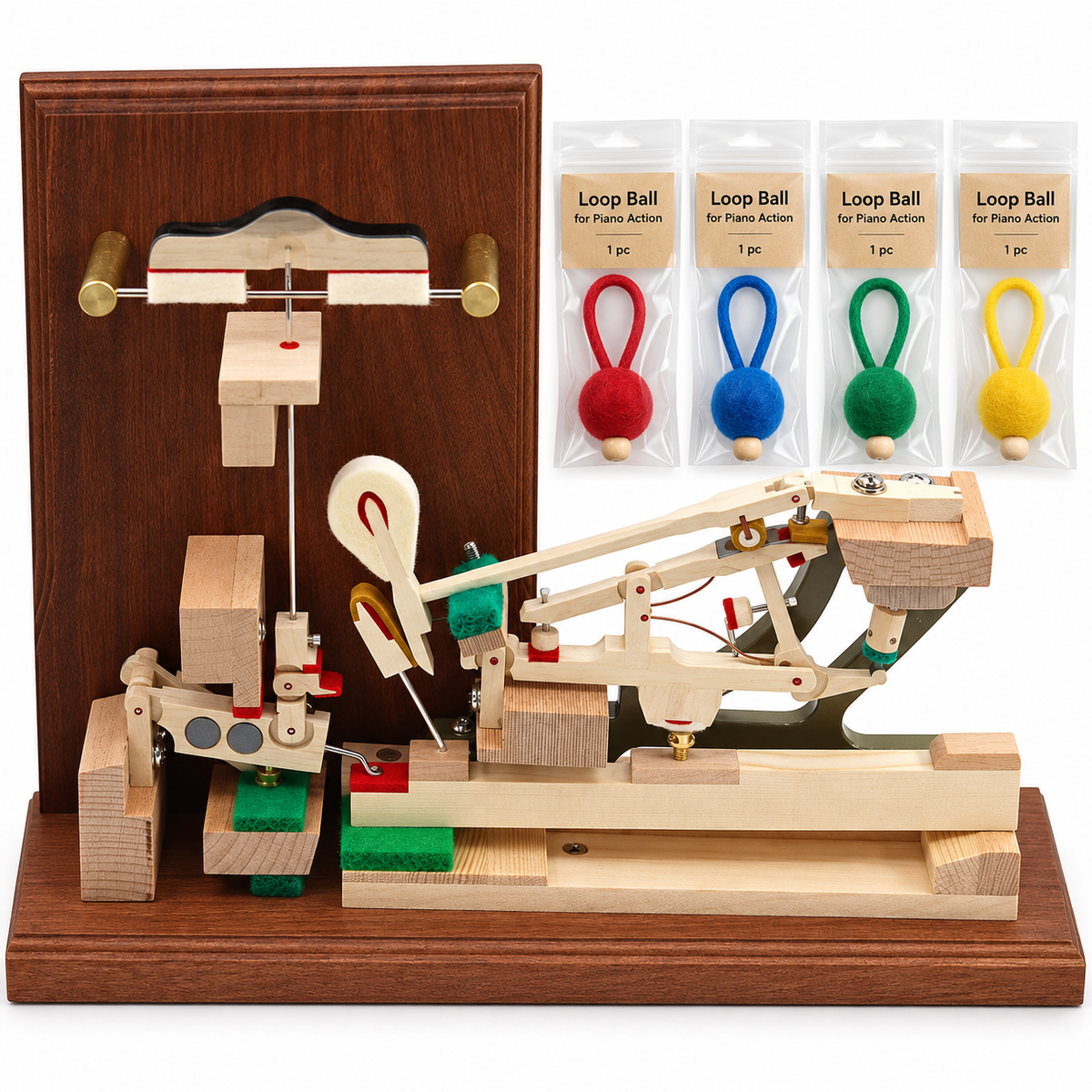 HUATOOL Piano Tuning and Maintenance Tools - Triangle Piano Hammer Shaft Frame Dampers Pull Rope Screws and Related Accessories