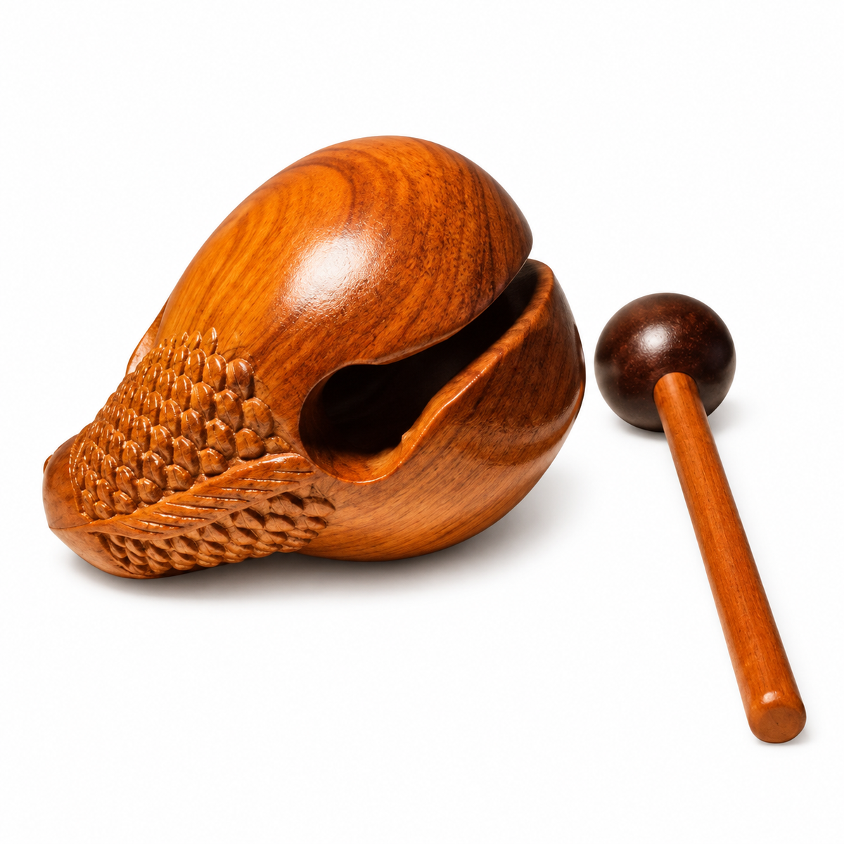 Small Wooden Fish Percussion Instrument