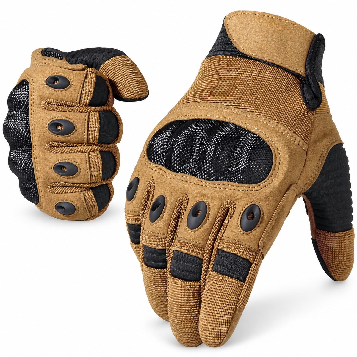 Touchscreen Outdoor Gloves with Adjustable Wrists